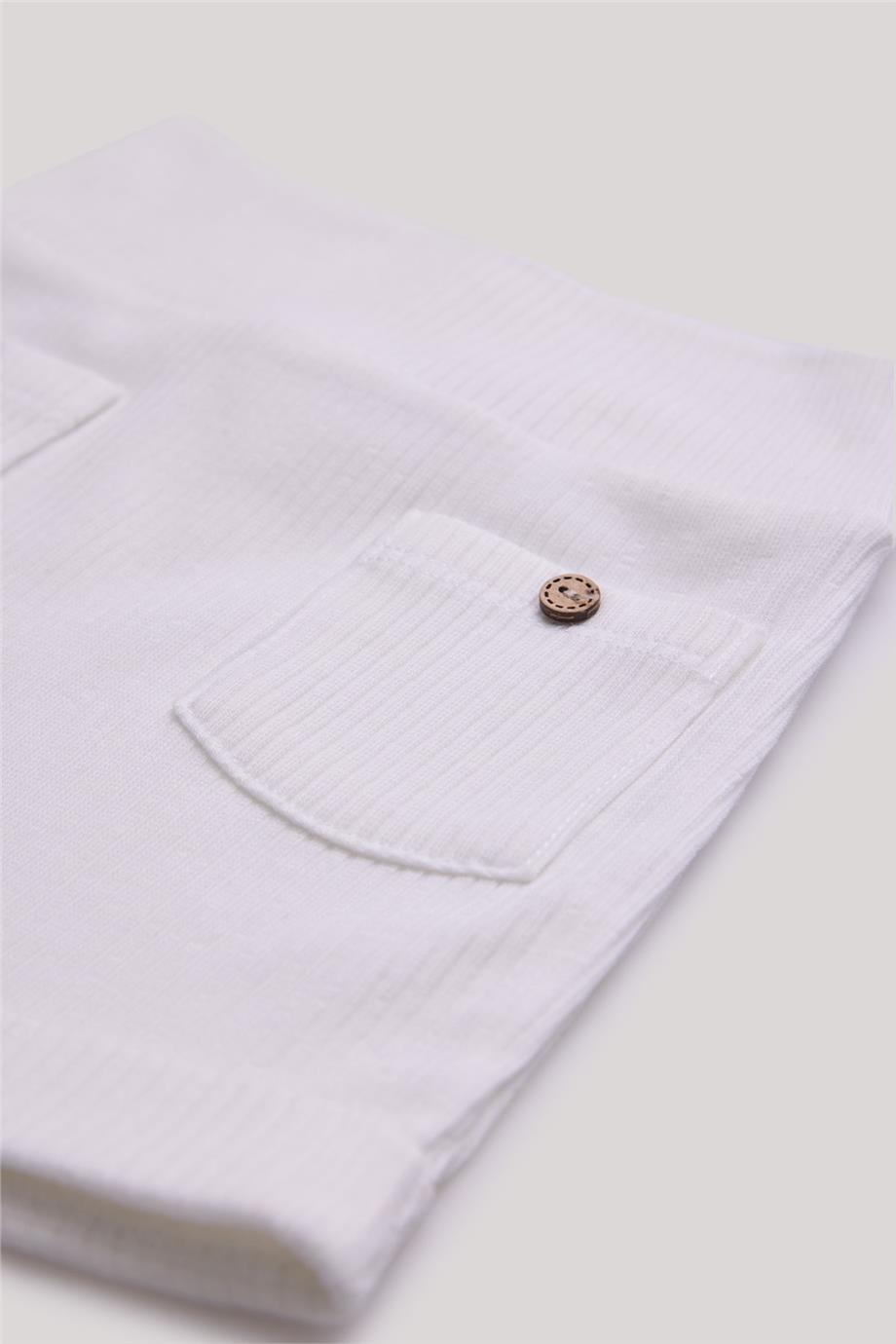 Layette Erkek Bebek Ekru Şort
