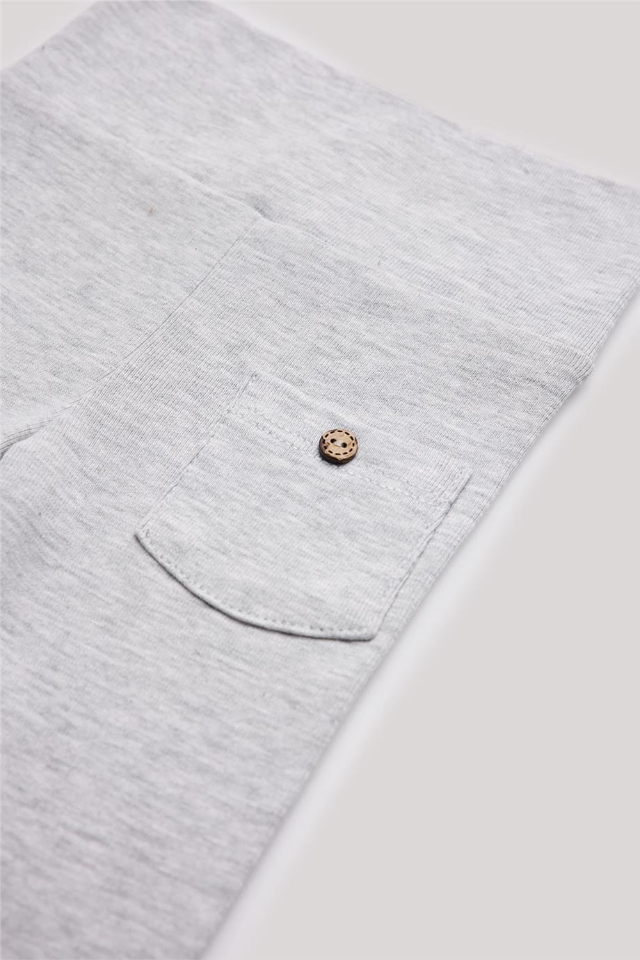 Layette Erkek Bebek Gri Eşofman Altı