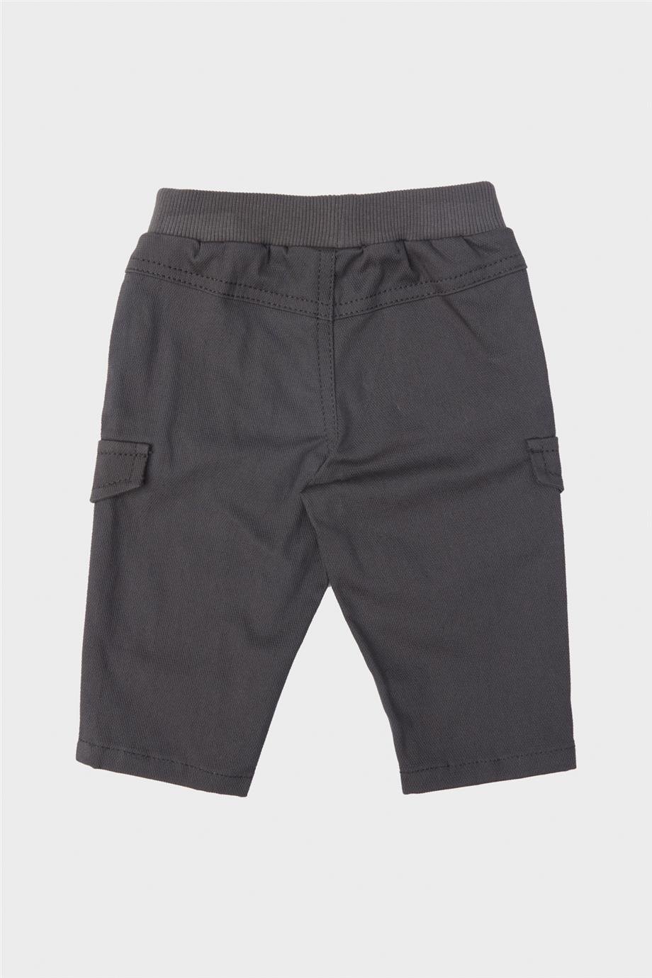 Layette Erkek Bebek Gri Pantolon