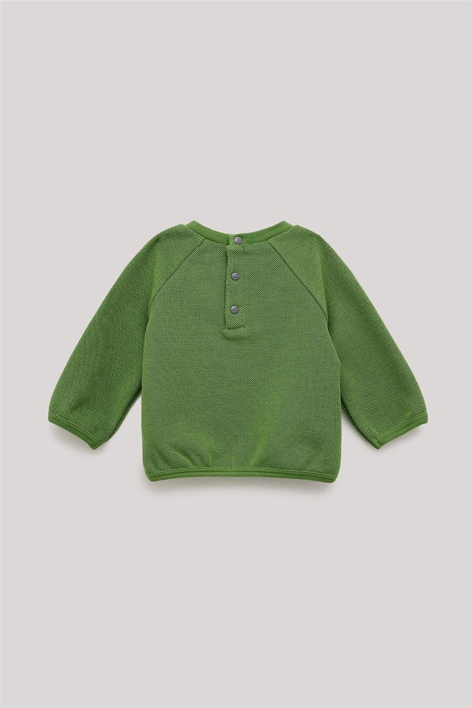 Layette Erkek Bebek Haki Sweatshirt