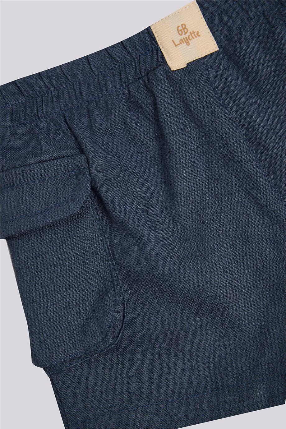 Layette Erkek Bebek Lacivert ŞortLayette Erkek Bebek Lacivert Şort