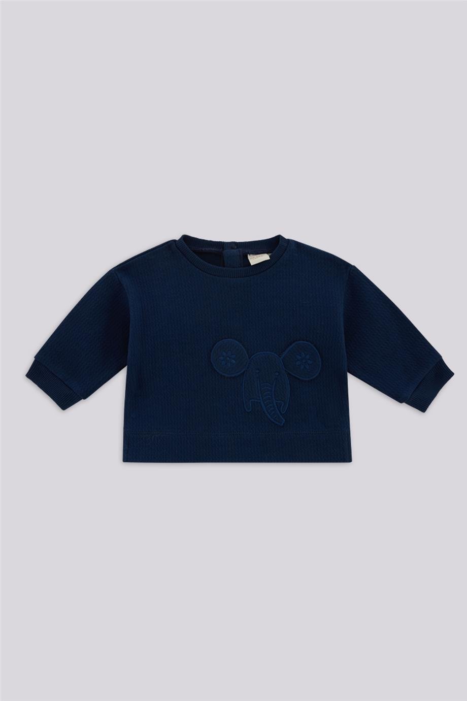 Layette Erkek Bebek Lacivert SweatshirtLayette Erkek Bebek Lacivert Sweatshirt