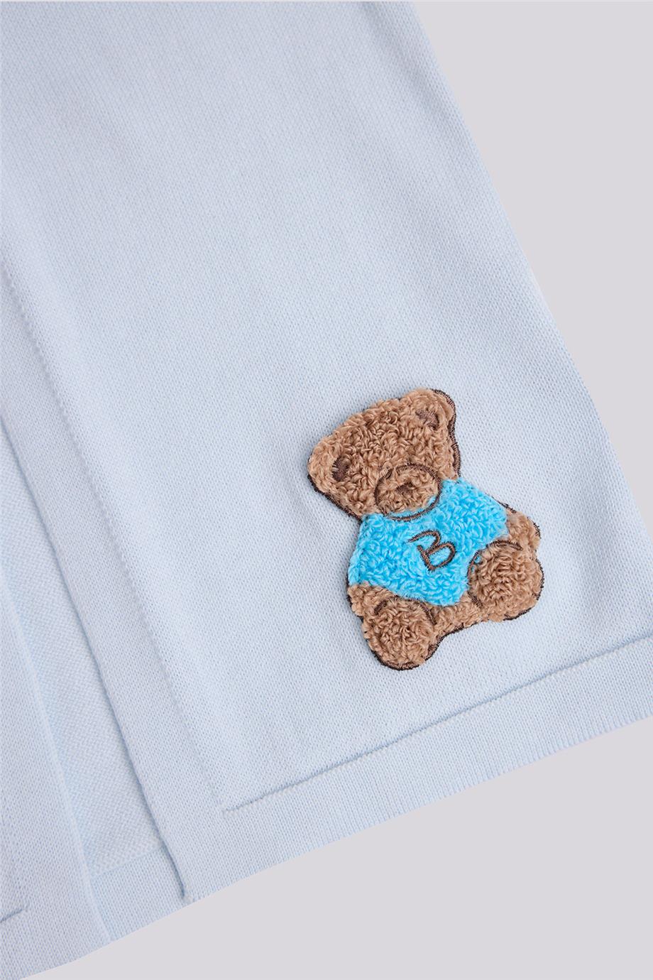 Layette Erkek Bebek Mavi HırkaLayette Erkek Bebek Mavi Hırka