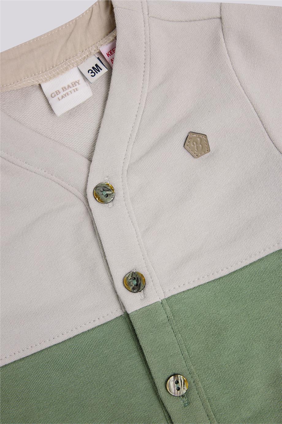 Layette Erkek Bebek Renkli Eşofman ÜstüLayette Erkek Bebek Renkli Eşofman Üstü