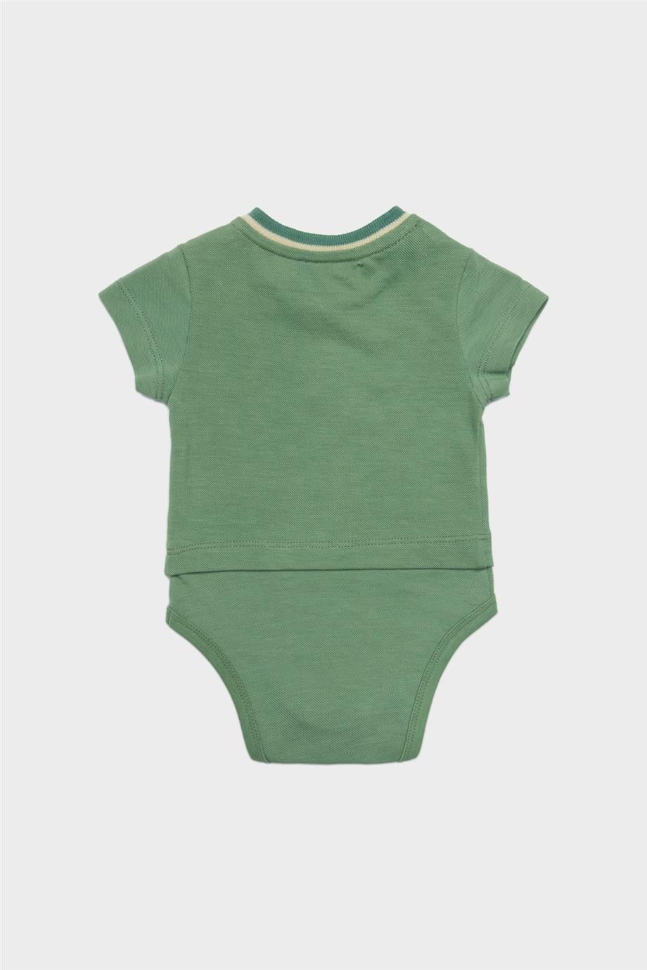 Layette Erkek Bebek Yeşil Body
