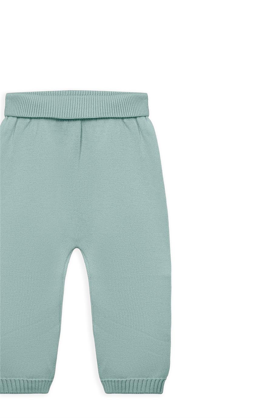 Layette Baby Boy Green Knitwear SetLayette Baby Boy Green Knitwear Set