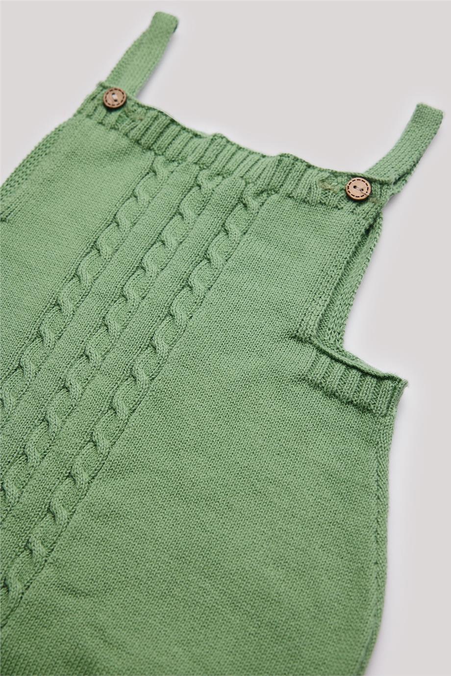 Layette Erkek Bebek Yeşil Tulum