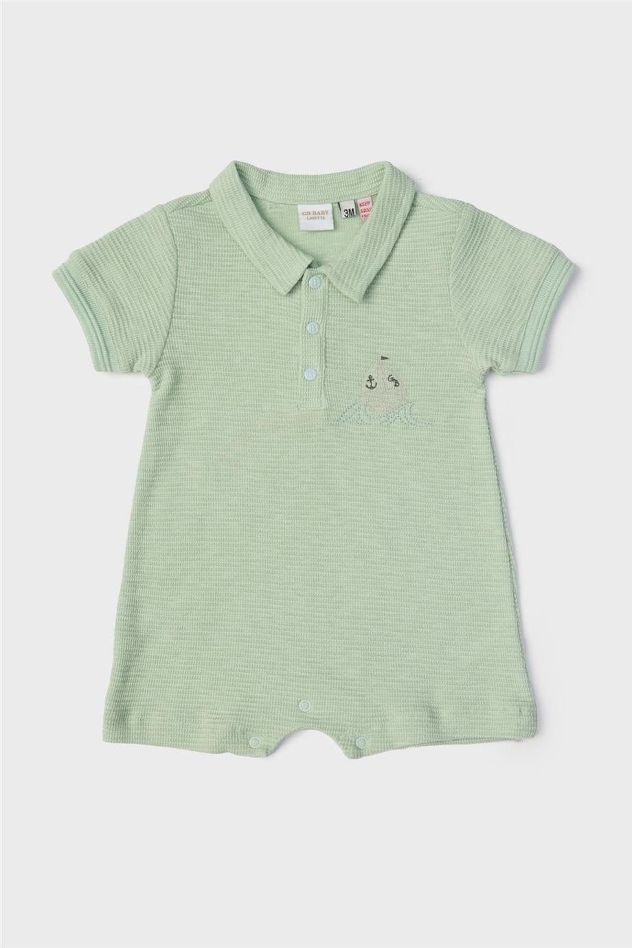 Layette Erkek Bebek Yeşil Tulum