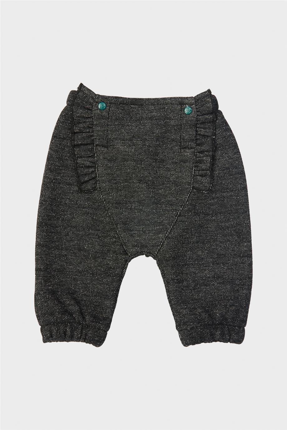 Layette Kız Bebek Antrasit Eşofman Altı