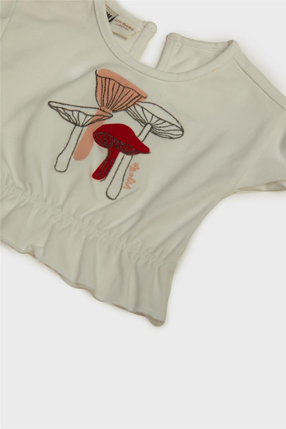 Layette Kız Bebek Beyaz Bluz