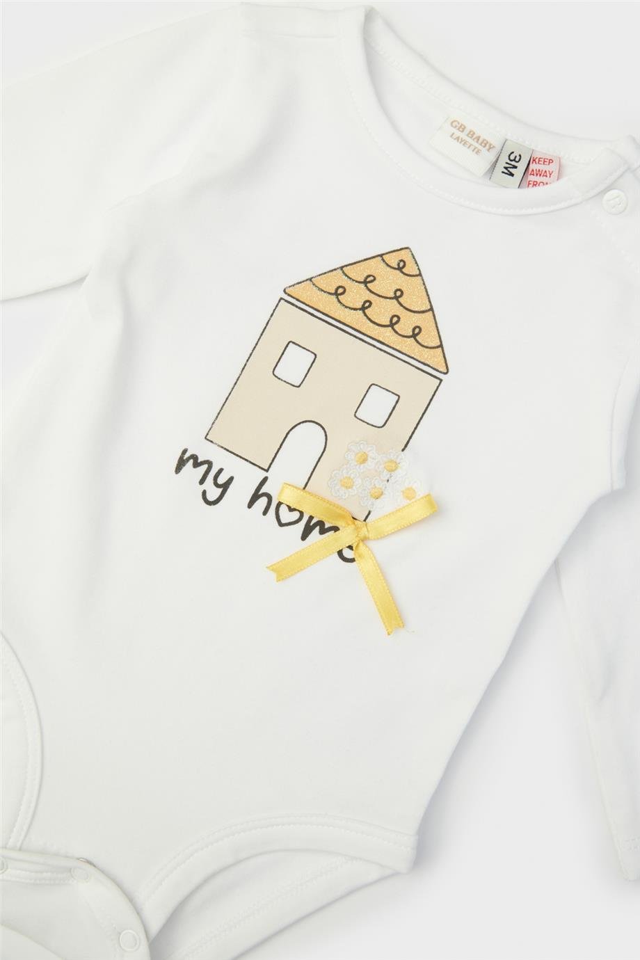 Layette Kız Bebek Beyaz Body