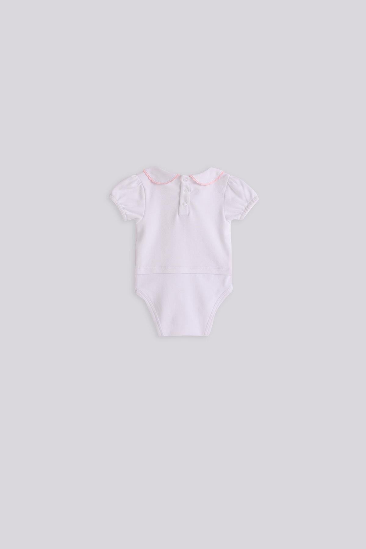 Layette Kız Bebek Beyaz BodyLayette Kız Bebek Beyaz Body