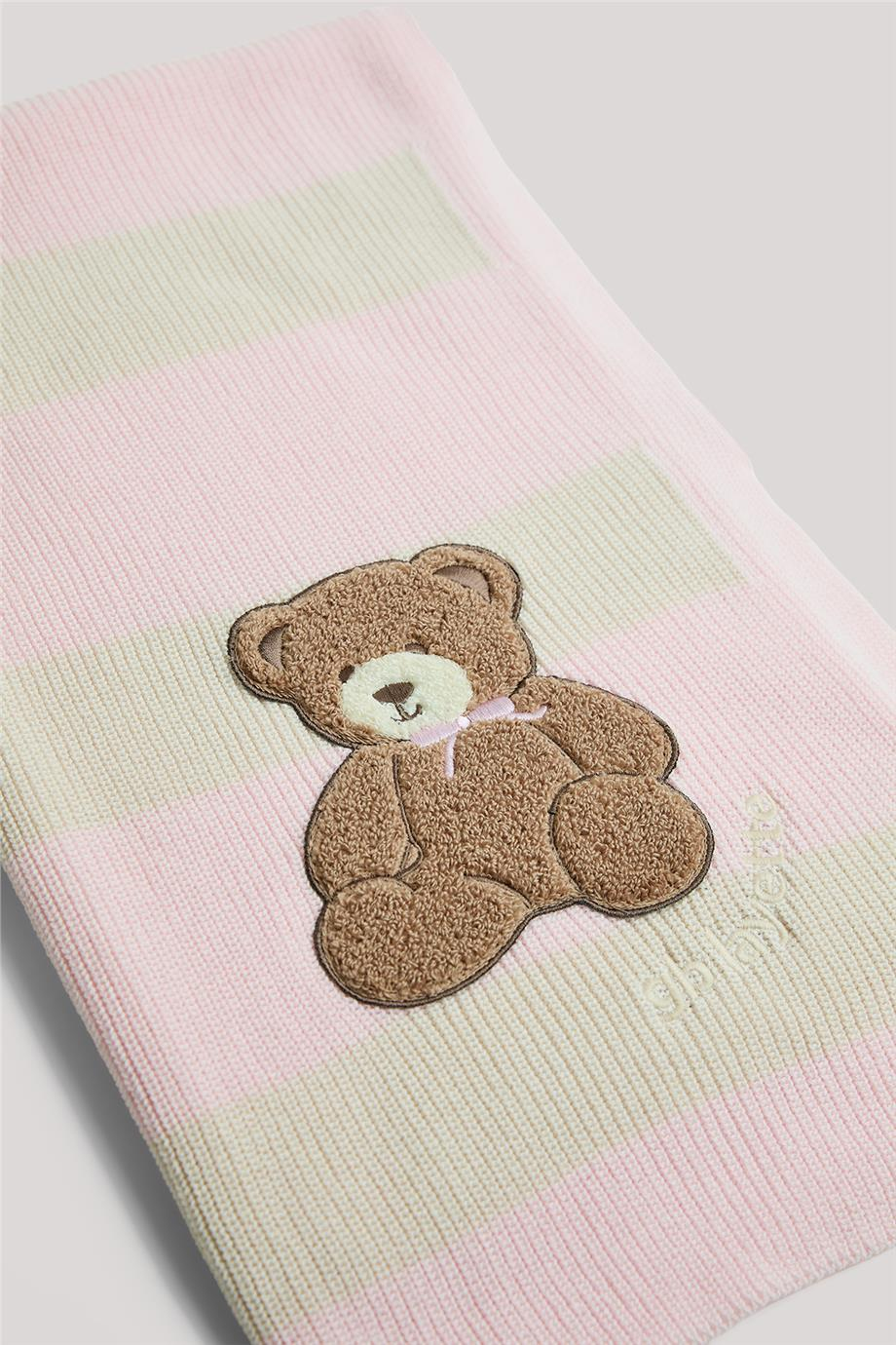 Layette Baby Girl Striped BlanketLayette Baby Girl Striped Blanket