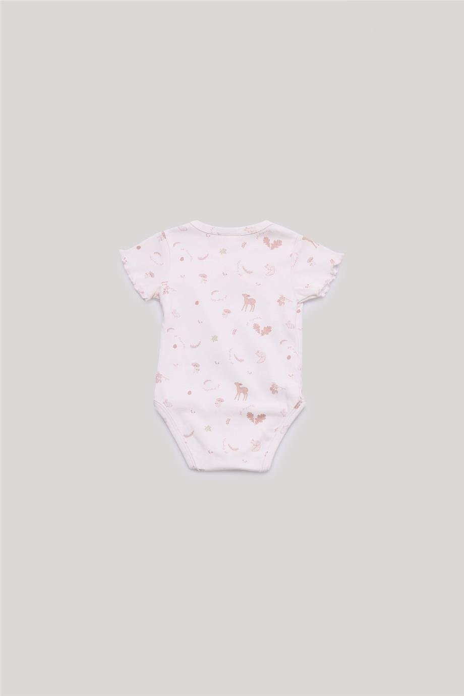 Layette Kız Bebek Desenli Body