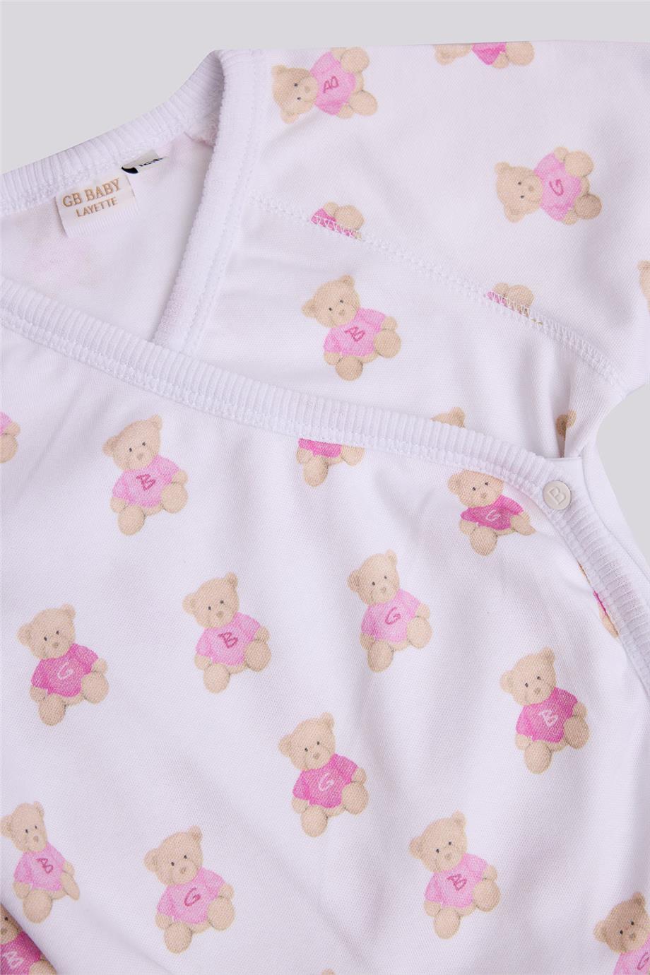 Layette Kız Bebek Desenli BodyLayette Kız Bebek Desenli Body