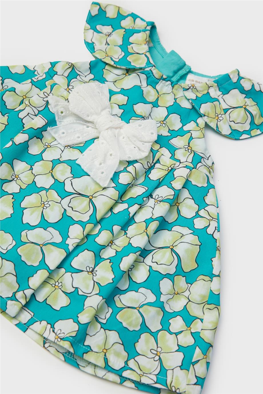 Layette Kız Bebek Desenli Elbise