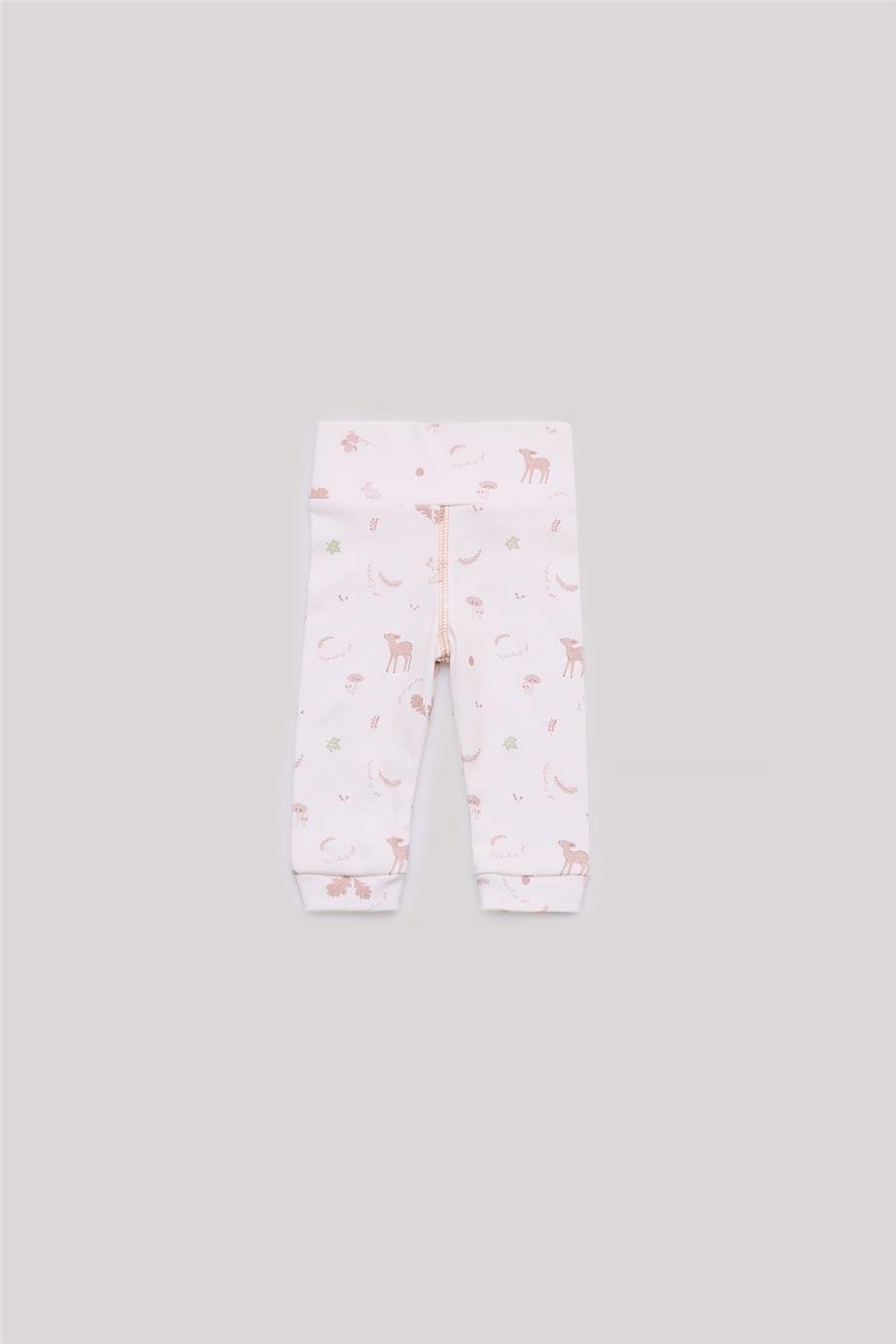 Layette Kız Bebek Desenli Eşofman Altı