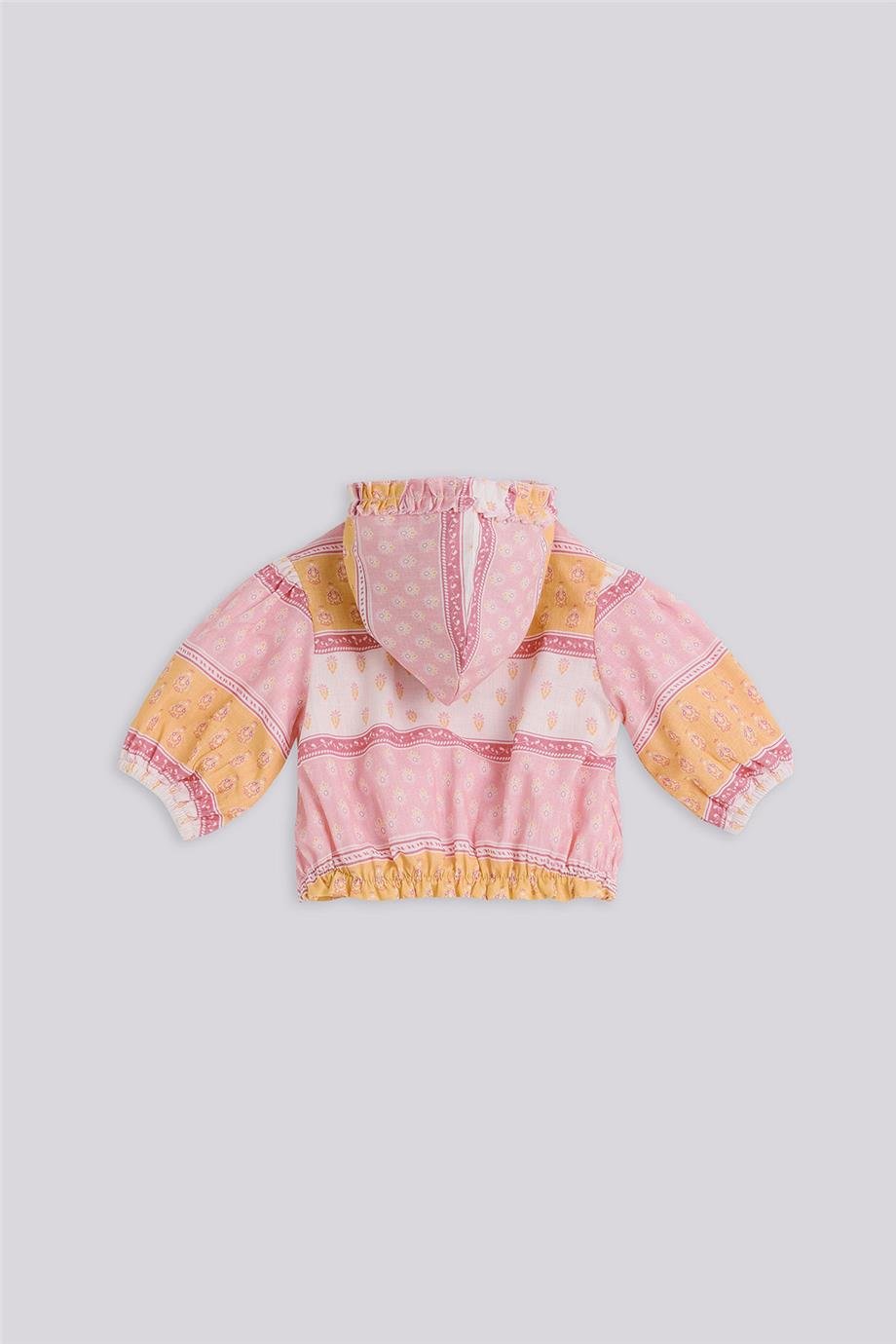 Layette Kız Bebek Desenli Eşofman ÜstüLayette Kız Bebek Desenli Eşofman Üstü