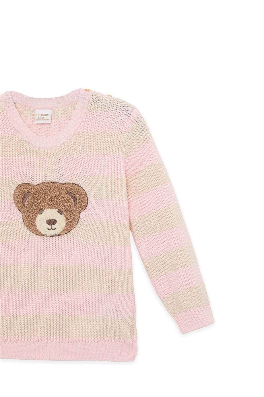 Layette Kız Bebek Desenli KazakLayette Kız Bebek Desenli Kazak