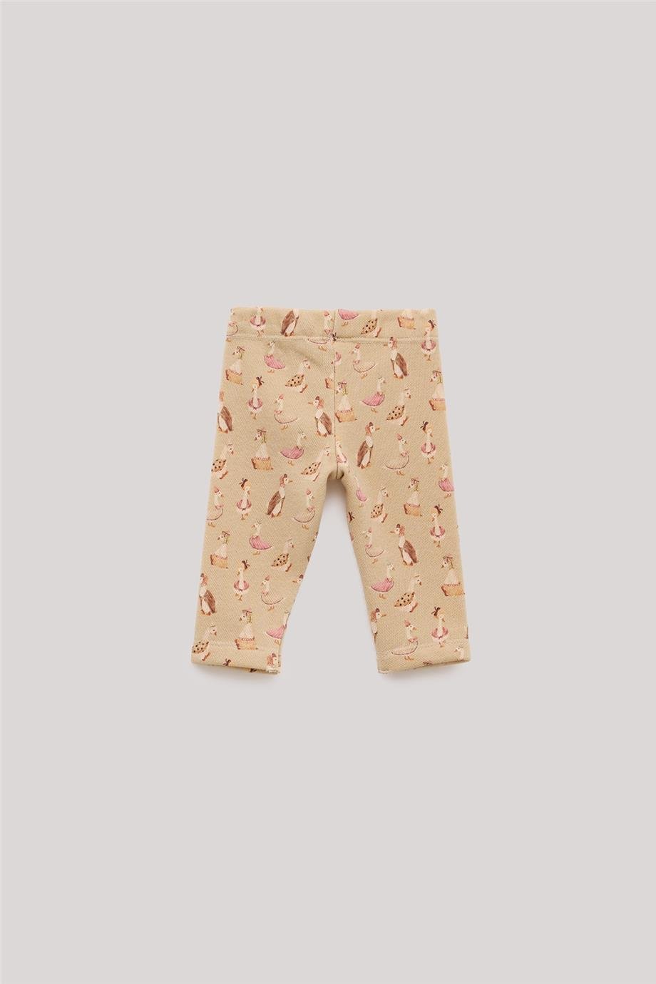 Layette Kız Bebek Desenli Tayt