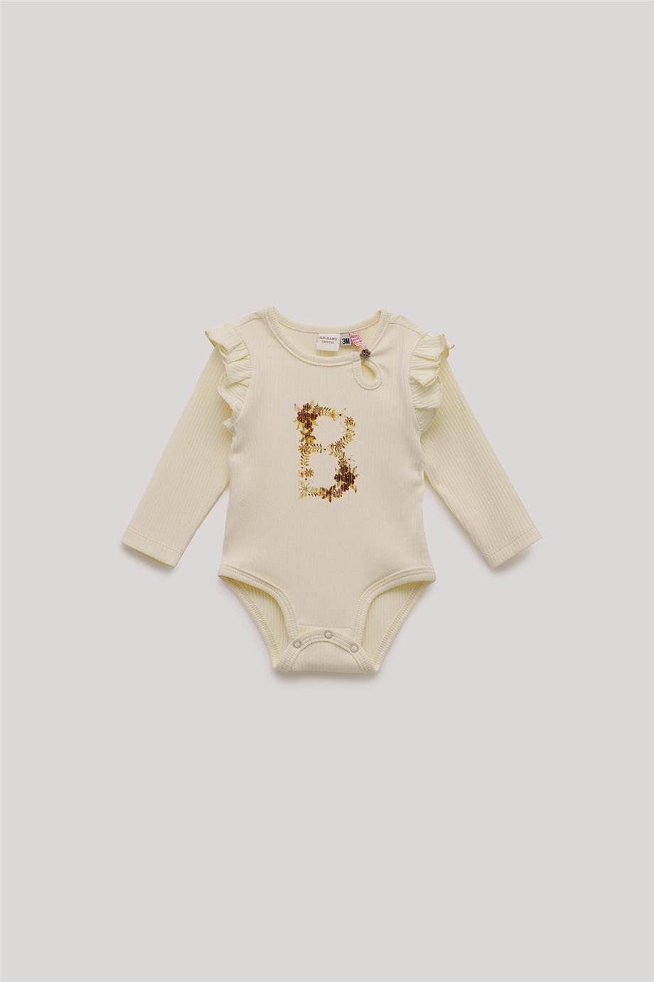Layette Kız Bebek Ekru Body