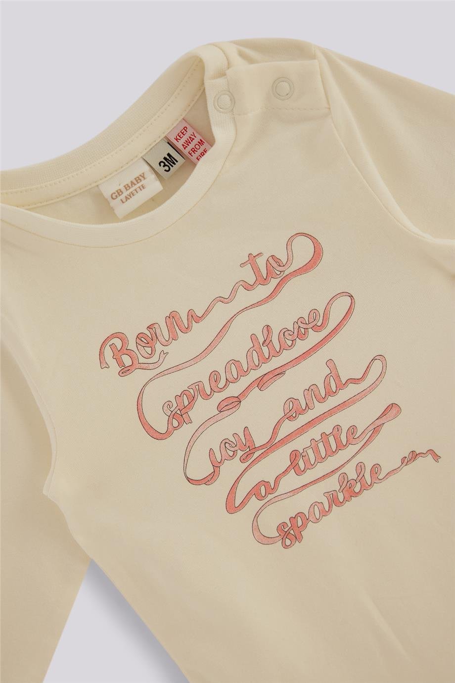 Layette Kız Bebek Ekru BodyLayette Kız Bebek Ekru Body