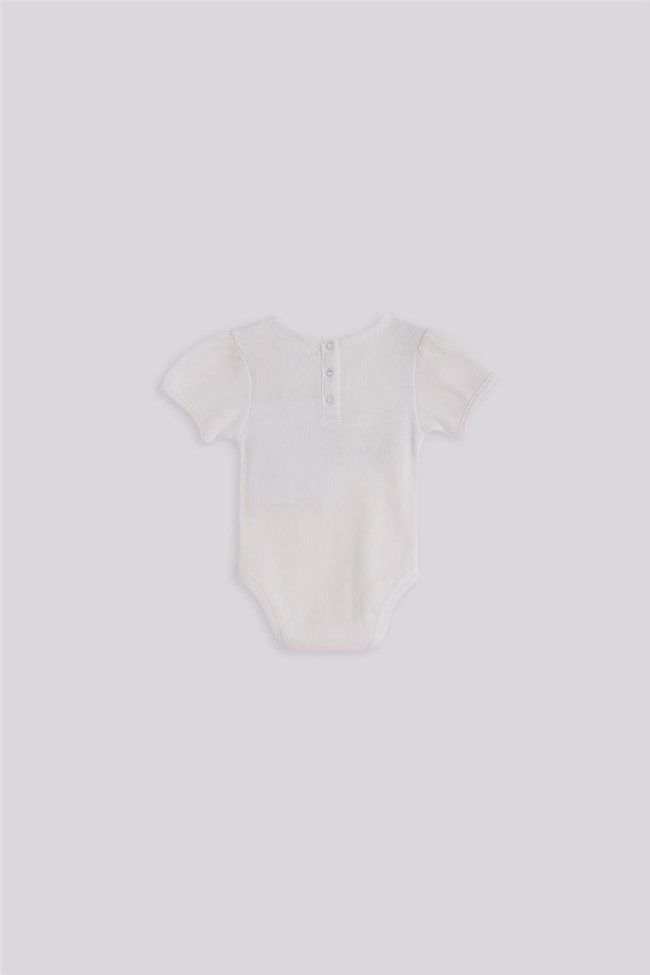 Layette Kız Bebek Ekru BodyLayette Kız Bebek Ekru Body