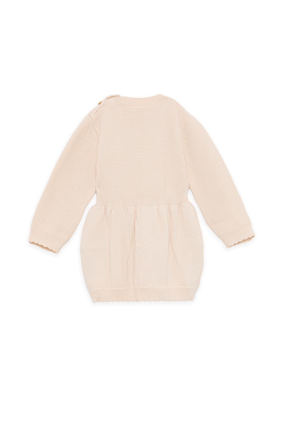 Layette Kız Bebek Ekru ElbiseLayette Kız Bebek Ekru Elbise