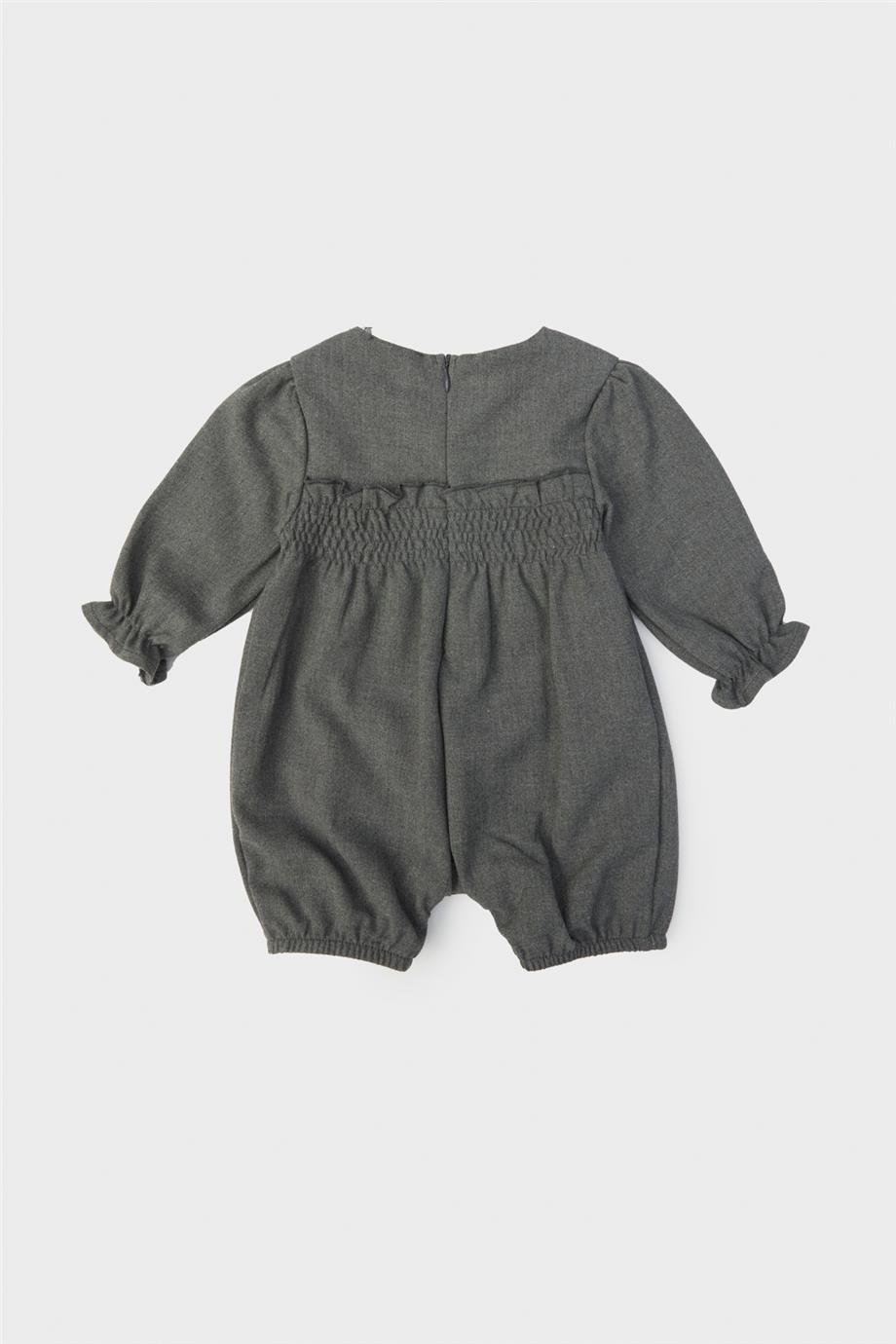 Layette Kız Bebek Gri Tulum