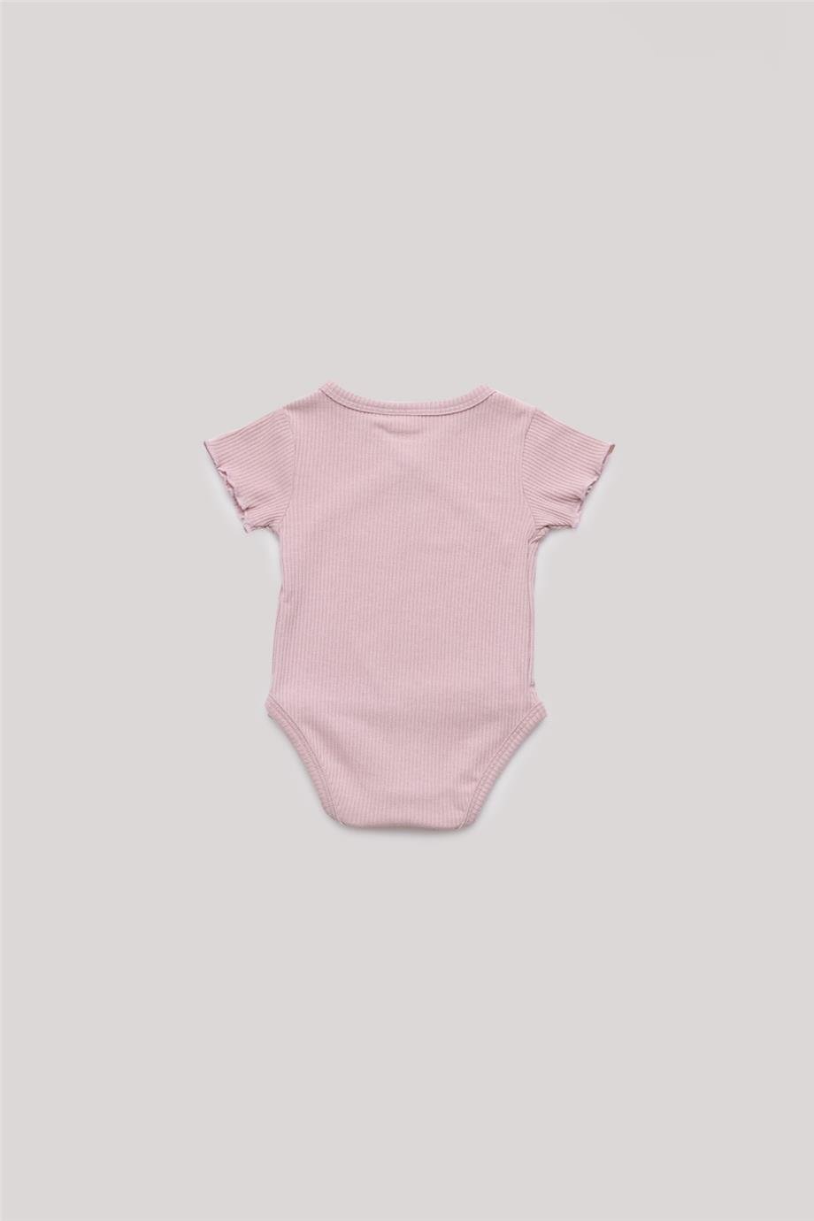 Layette Kız Bebek Pembe Body