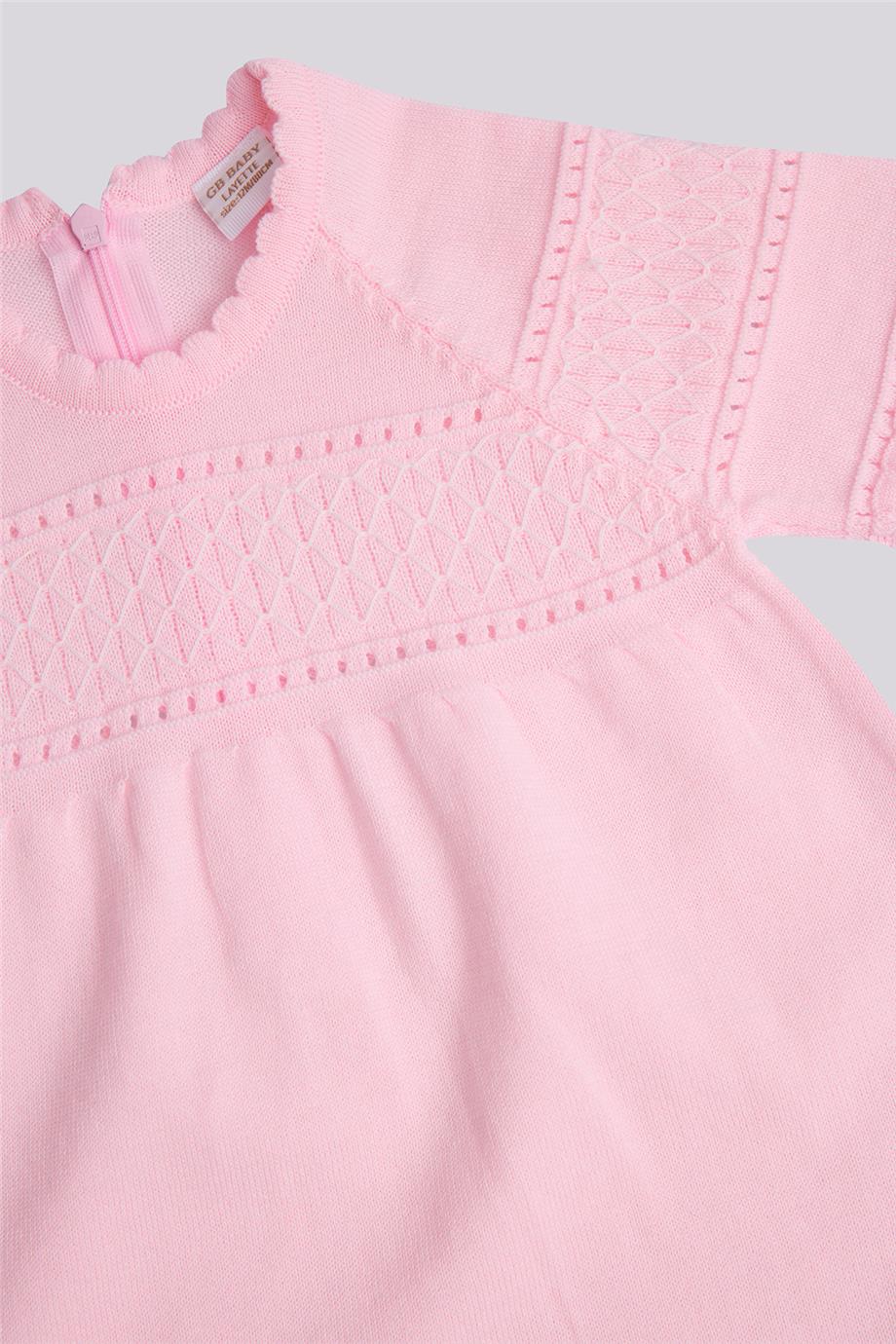 Layette Kız Bebek Pembe ElbiseLayette Kız Bebek Pembe Elbise