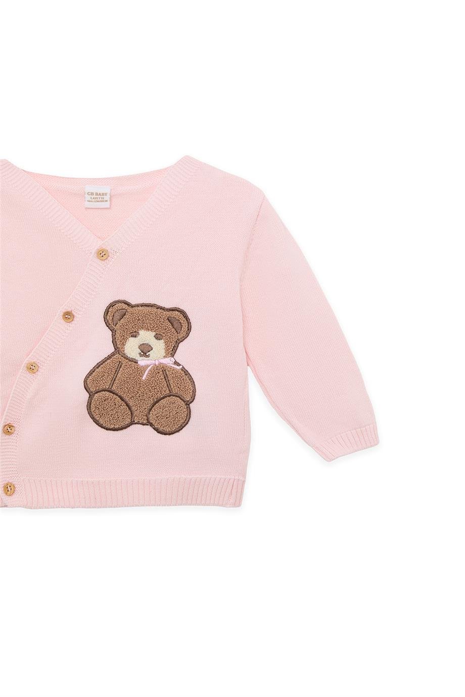 Layette Baby Girl Pink Knitwear SetLayette Baby Girl Pink Knitwear Set