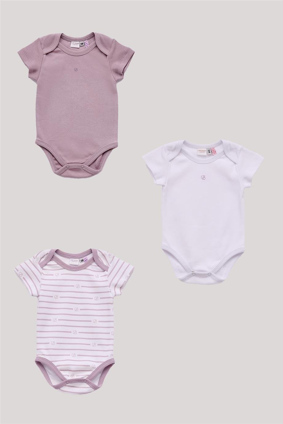 Layette Kız Bebek Renkli Body