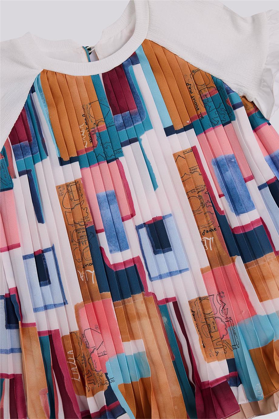 Lia Lea Kız Bebek Desenli ElbiseLia Lea Kız Bebek Desenli Elbise