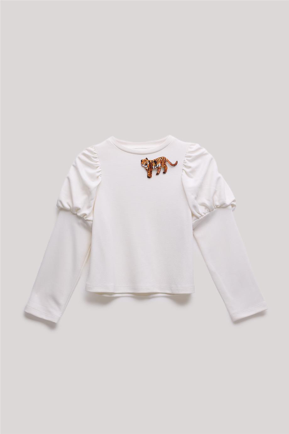 Lia Lea Kız Çocuk Bej Bluz