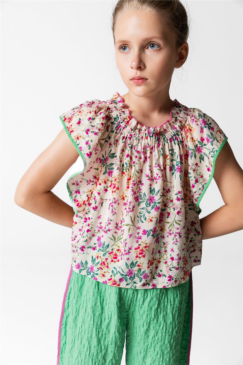 Lia Lea Girl Beige BlouseLia Lea Girl Beige Blouse