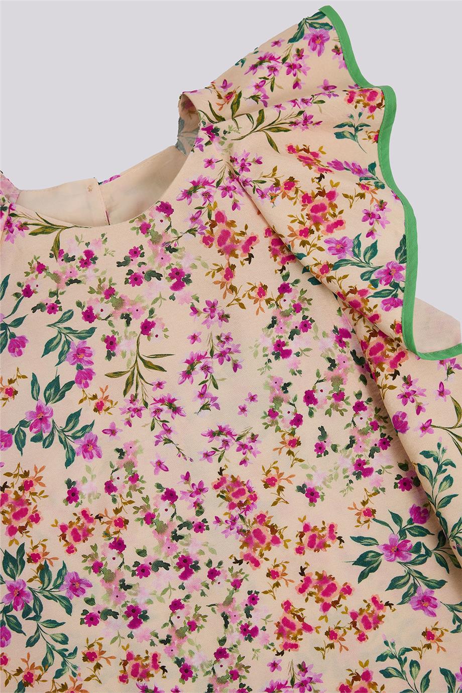 Lia Lea Kız Çocuk Bej ElbiseLia Lea Kız Çocuk Bej Elbise