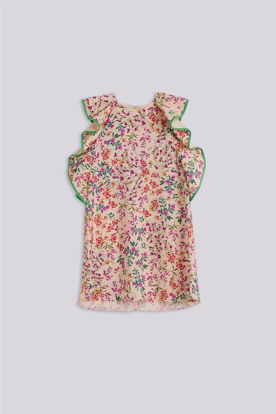 Lia Lea Kız Çocuk Bej ElbiseLia Lea Kız Çocuk Bej Elbise