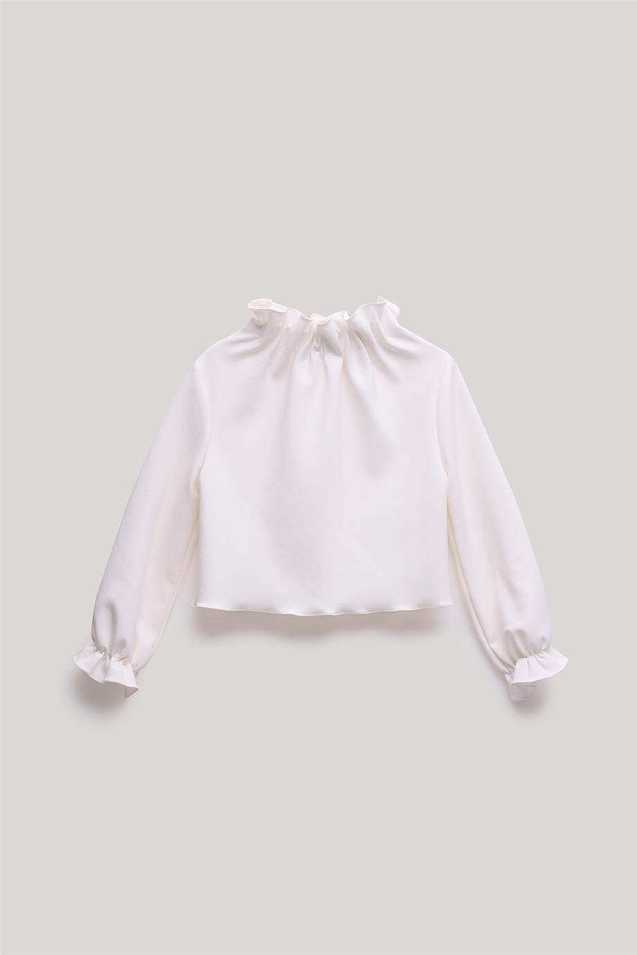 Lia Lea Kız Çocuk Beyaz Bluz