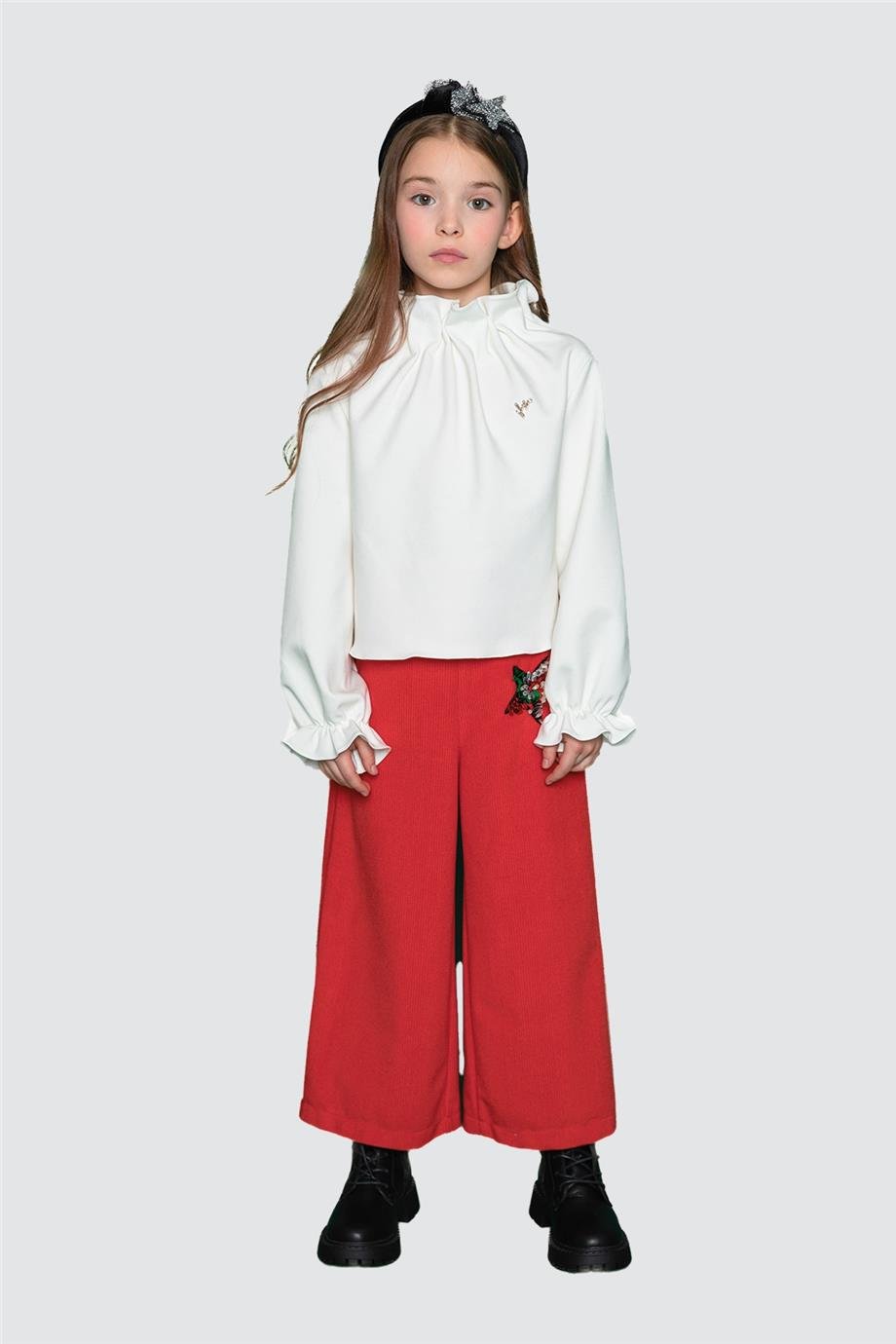 Lia Lea Kız Çocuk Beyaz Bluz