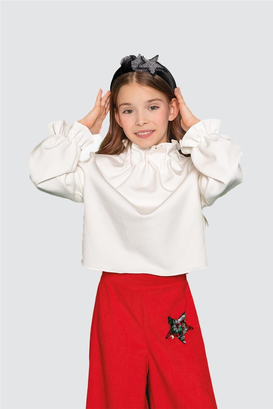 Lia Lea Kız Çocuk Beyaz Bluz