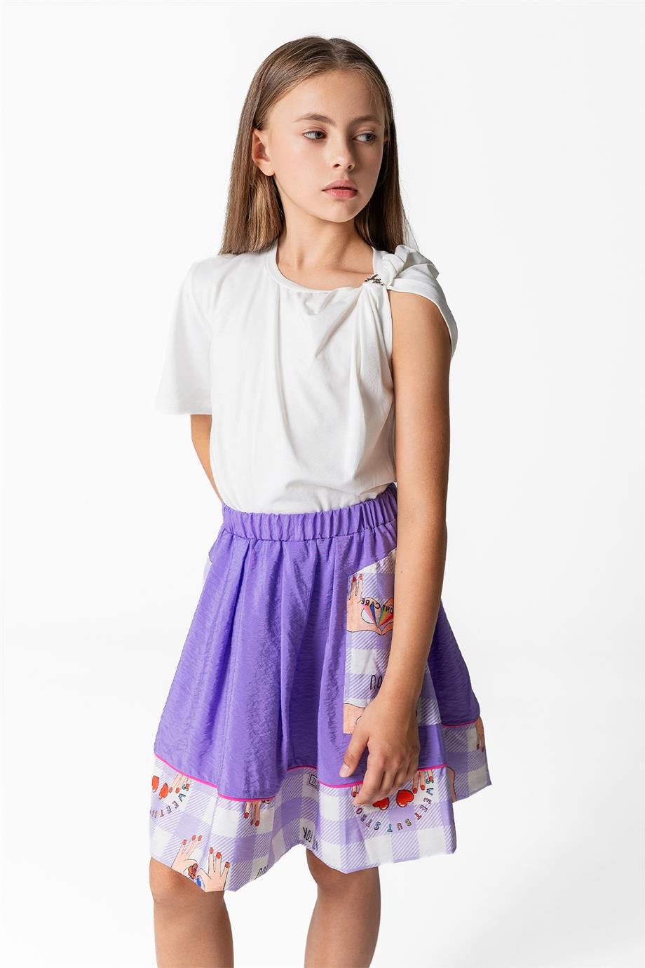 Lia Lea Kız Çocuk Beyaz BluzLia Lea Kız Çocuk Beyaz Bluz