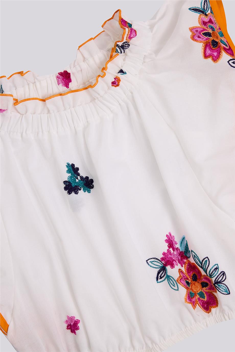 Lia Lea Kız Çocuk Beyaz BluzLia Lea Kız Çocuk Beyaz Bluz