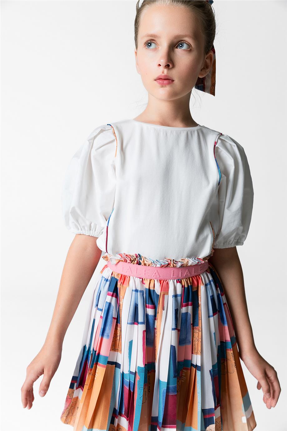 Lia Lea Kız Çocuk Beyaz BluzLia Lea Kız Çocuk Beyaz Bluz
