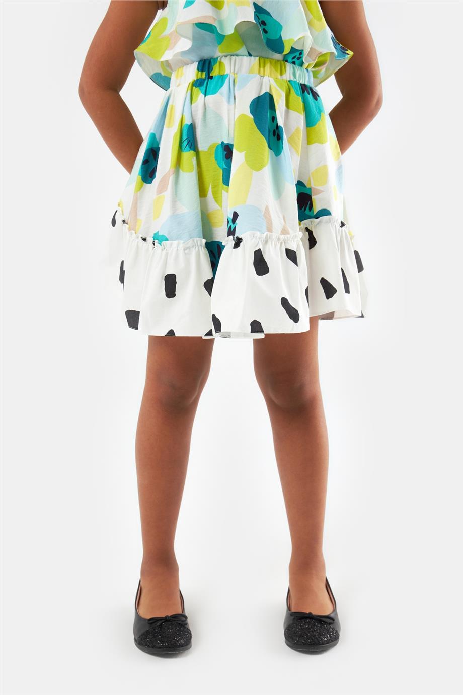 Lia Lea Kız Çocuk Desenli Etek