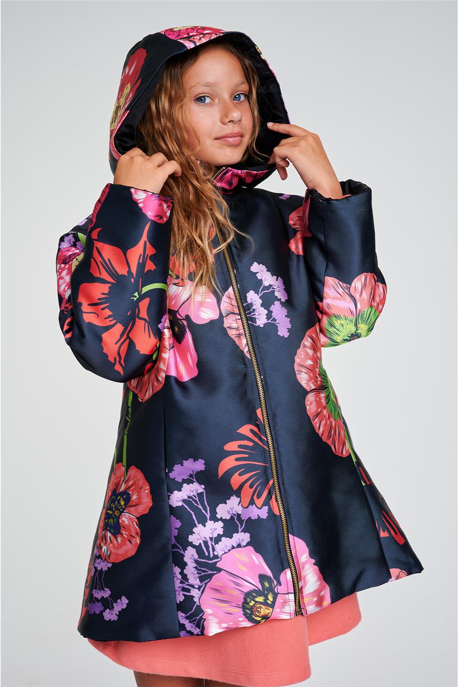 Lia Lea Kız Çocuk Desenli MontLia Lea Kız Çocuk Desenli Mont