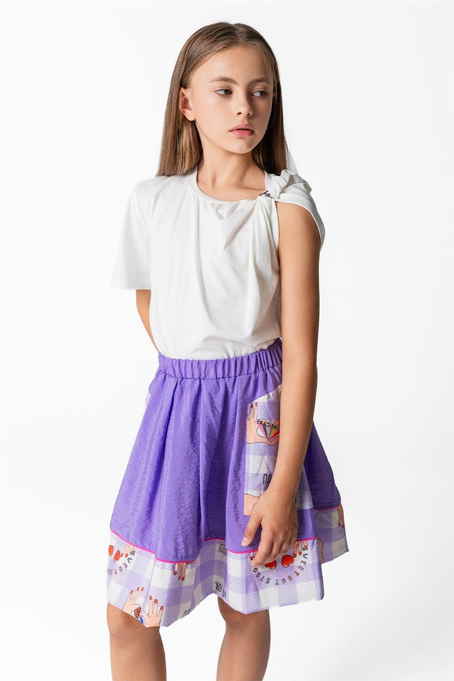 Lia Lea Kız Çocuk Lila EtekLia Lea Kız Çocuk Lila Etek