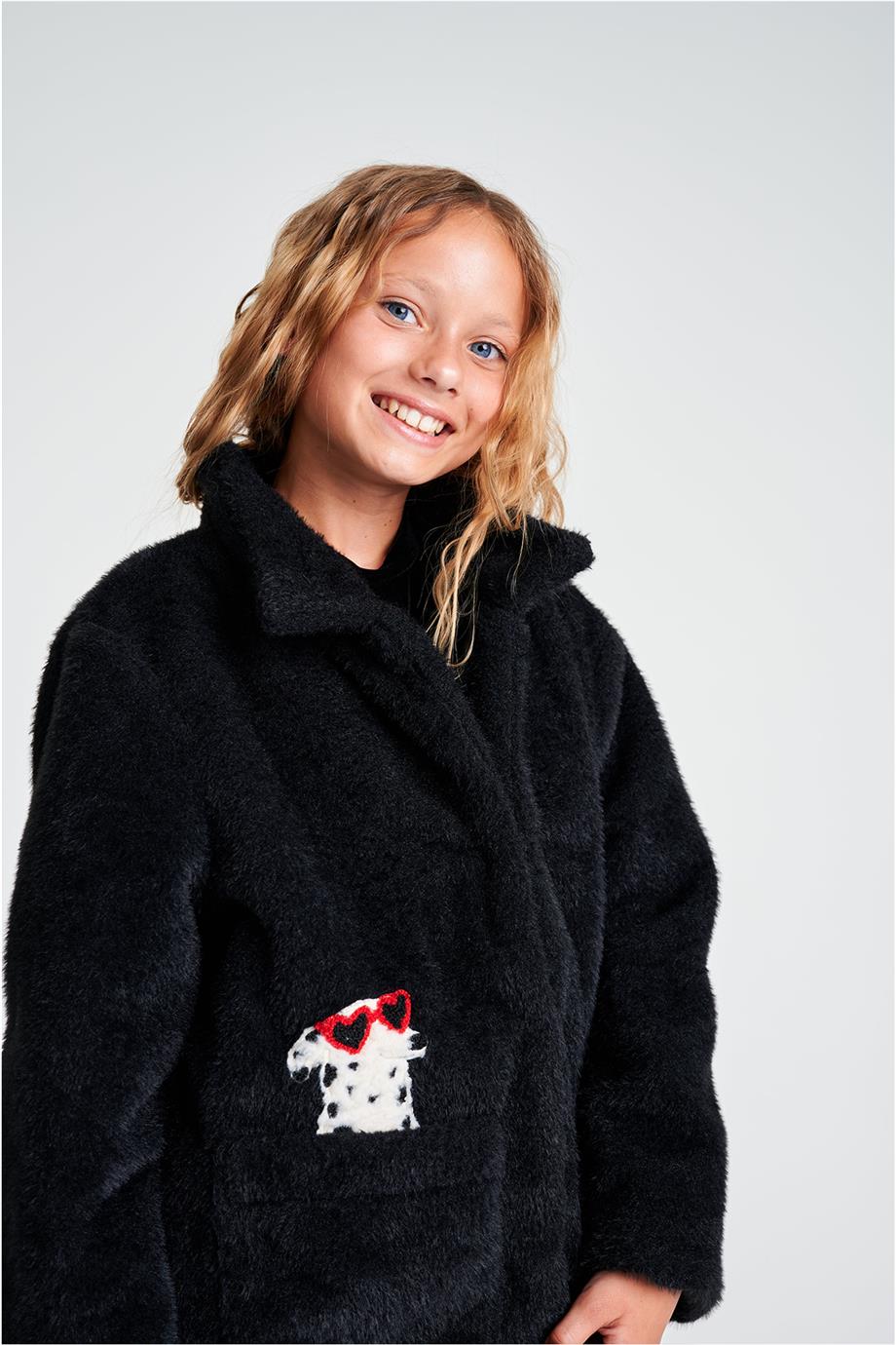 Lia Lea Kız Çocuk Siyah MontLia Lea Kız Çocuk Siyah Mont