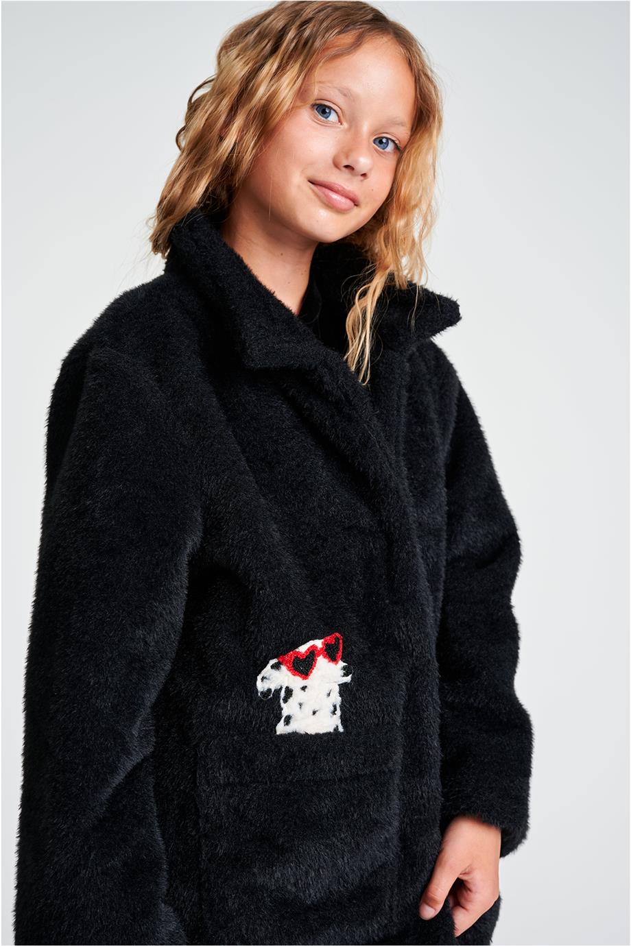 Lia Lea Kız Çocuk Siyah MontLia Lea Kız Çocuk Siyah Mont
