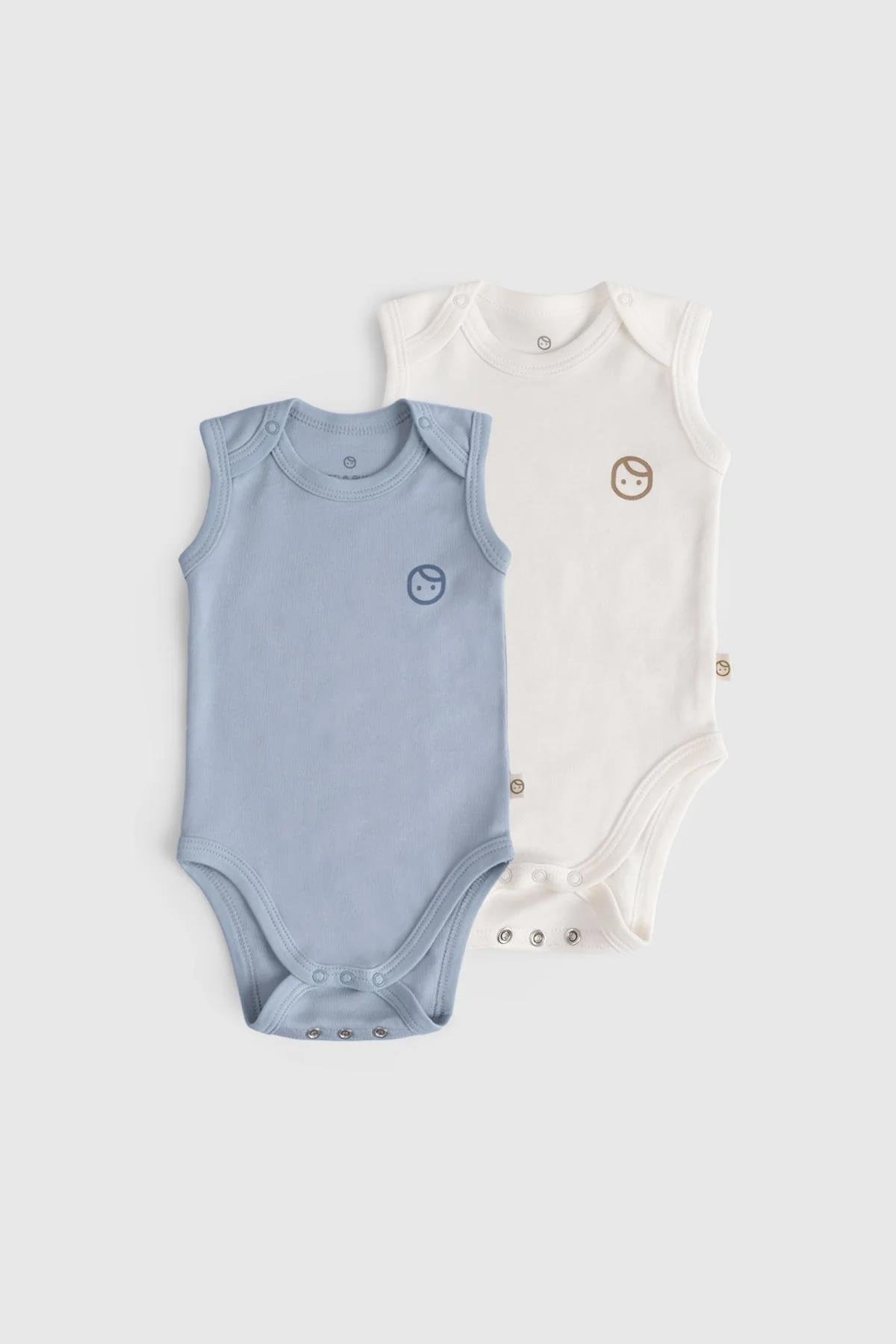 Little Gusto 2'li Organik Pamuk Ayarlanabilir Çıtçıtlı AtletLittle Gusto 2'li Organik Pamuk Ayarlanabilir Çıtçıtlı Atlet